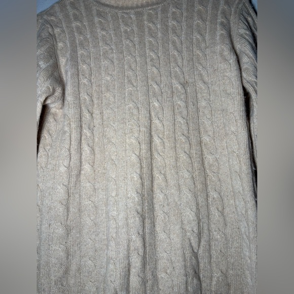 Sutton studio for Bloomingdale’s cashmere cable knit turtleneck sweater size S - Picture 2 of 5